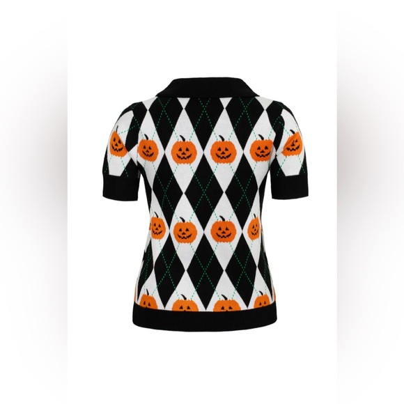 Hell Bunny | Pumpkin Head Top - Picture 4 of 4